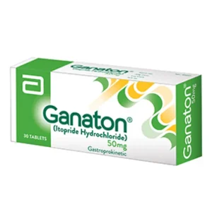 Ganaton 50 mg: Medication for treating stomach-intestinal symptoms caused by reduced gastrointestinal motility."