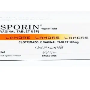 Gynosporin Tablet 500mg: Clotrimazole for Candidiasis, Fungal Infections, and Inflammation.