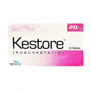 Blister pack of Kestore tablets, indicating its medical use for chronic kidney disease.