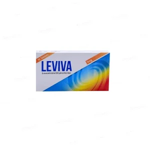 A blister pack of Leviva tablets 5mg.
