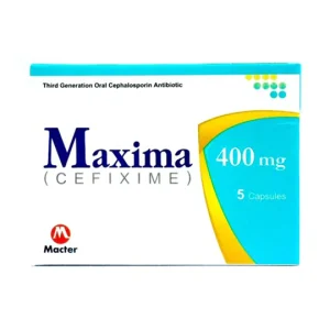 Maxima Capsule 400mg: Cefixime for Bacterial Infections