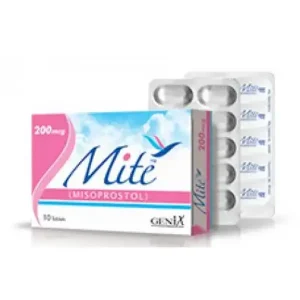 Mite Tablets 200mcg: Misoprostol for Labor Induction, Abortion, and Stomach Ulcer Prevention.