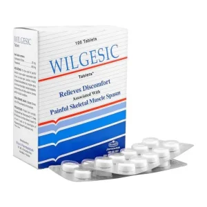 Wilgesic 450 mg/35 mg Tablet: Treatment for muscle spasms and post-operative pain.