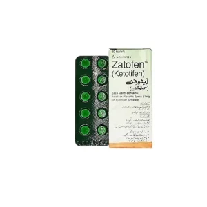 Zatofen Tablet 1mg - Antihistamine for Allergies.
