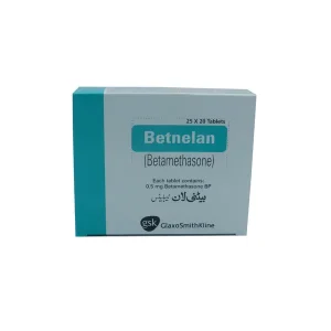 A blister pack of Betnelan tablets 0.5mg.