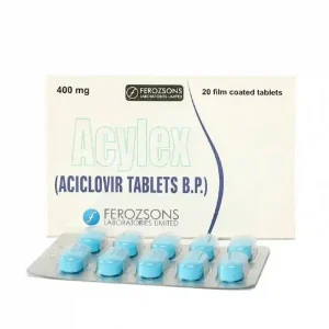 400mg Acylex tablet in blister pack for antiviral treatment