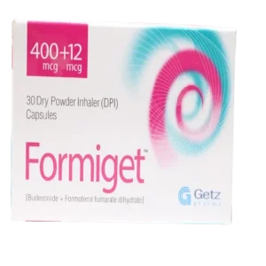 Formiget capsule 400 mcg + 12 mcg in blister pack for asthma and COPD treatment