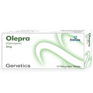 A blister pack of Olepra tablets.