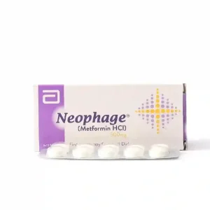 Neophage Tablet is a medication that contains metformin HCI. Metformin HCI is used to treat high blood sugar levels in individuals with type 2 diabetes.